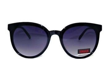 NOWOŚĆ DRACO OKULARY Słoneczne UV Damskie ZESTAW
