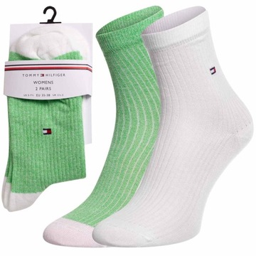 TOMMY HILFIGER SKARPETY SKARPETKI STOPKI 2P 39-42