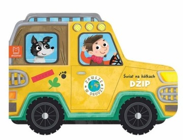 Książeczka Świat na Kółkach Dżip SUPER CZYTANKA DLA CHŁOPCA Prezent ŚWIĘTA