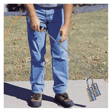 ГАЗОВАЯ ГОРЕЛКА ДЛЯ ПАЙКИ КРОВЕЛЬНОЙ БУМАГИ 2 СОПЛА ДЛИННОЙ 100см VERKE