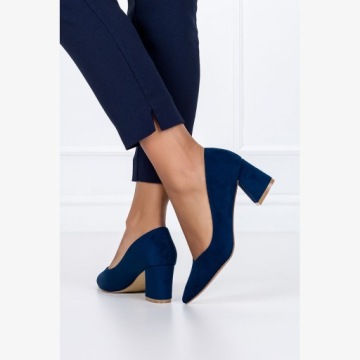 ТУФЛИ ЖЕНСКИЕ НА СТАБИЛЬНОМ КАБЛУКЕ, ОКОНЧАТЕЛЬНАЯ КОЖА, НОВЫЕ, размер 36.