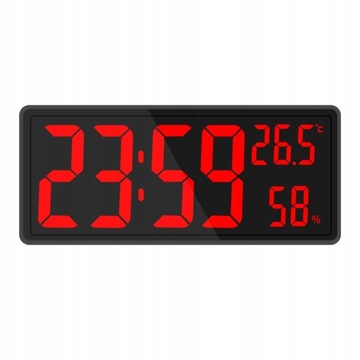 Zegar ścienny Led, duży cyfrowy zegar ścienny,
