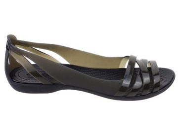 Sandały damskie Crocs Isabella Huarache 2 Flat Czarne 34,5 W5