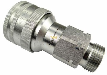 Szybkozłącze hydrauliczne gniazdo M22x1.5 gwint zewnętrzny EURO