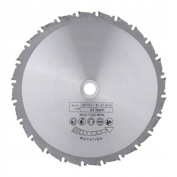 TARCZA PIŁA WIDIOWA TNĄCA NÓŻ DO KOSY SPALINOWE