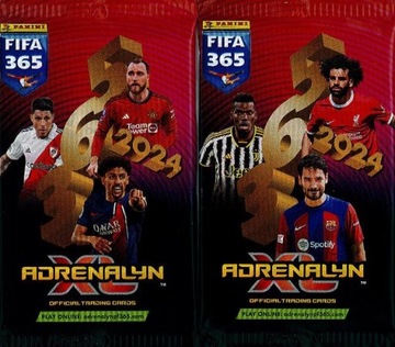 6 kart - 1 SASZETKA FIFA 365 ADRENALYN XL 2024 PANINI
