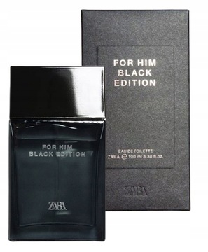 a313-2 PERFUMY ZARA MĘSKIE FOR HIM BLACK EDITION BOX W PUDEŁKU