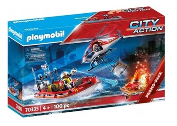 Playmobil 70335 Straż łódź i helikopter + 9855 OUTLET