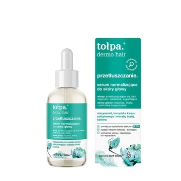 Serum normalizujące skórę głowy przeciw przetłuszczaniu Tołpa dermo Hair