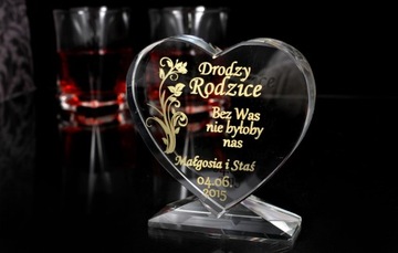 СЕРДЦЕ на годовщину свадьбы именины День рождения КРИСТАЛЛ