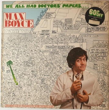 Winyl Max Boyce - We All Had Doctors' Papers 1975 VG+