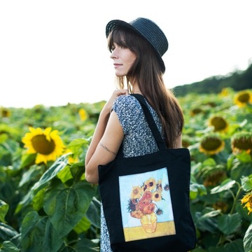 Хлопковая СУМКА Borgo с росписью tr22104-4