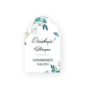 tiana KOMUNIA | BILECIKI UPOMINKI DLA GOŚCI 10 sztuk