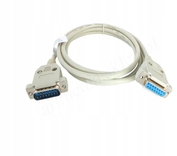 kabel przedłużacz DB15 DSUB gniazdo - wtyk 3,0 m