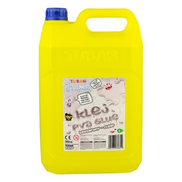 TUBAN KLEJ PVA BEZBARWNY DO SLIME 5 Litr