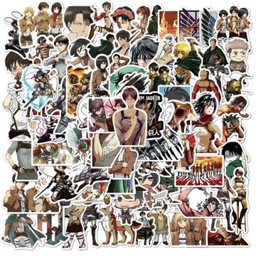 Attack on Titan Anime Sticker Cartoon Naklejka