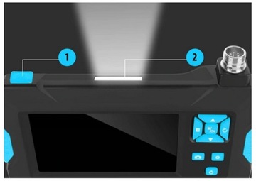 ИНСПЕКЦИОННАЯ камера ДУО ЭНДОСКОП 10М 9LED 2xFULL