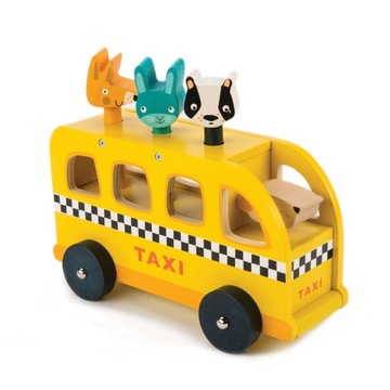 Tender Leaf Toys Taksówka ze zwierzątkami