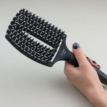 Комбинированная расческа Olivia Garden Finger Brush — БОЛЬШАЯ