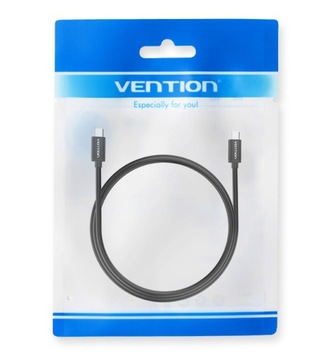 VENTION USB 3.1, 2 порта Type-C, быстрая зарядка QC, 3 А — 1 м