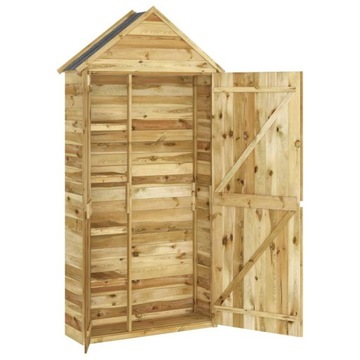VidaXL Сарай для садового инструмента, 107x37x220 см,