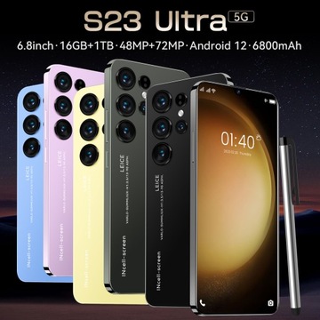 S23Ultra 6.8IPS ekran 16G duży ekran Android Smart