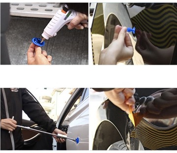 Установка для удаления вмятин из извлечения тел в грибах молотка тела