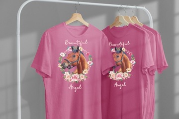 ФУТБОЛКА ДЕТСКАЯ ЛОШАДИ 140 СУПЕР КАЧЕСТВО