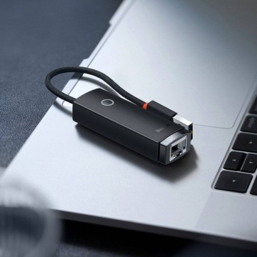 Внешний сетевой адаптер Baseus USB Type C - RJ-45
