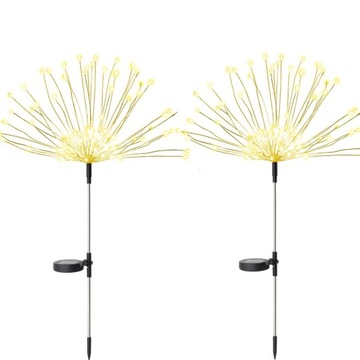 2X СОЛНЕЧНАЯ ЛАМПА ДЛЯ САДА УКРАШЕНИЕ ОДУВШИНКИ 150 LED