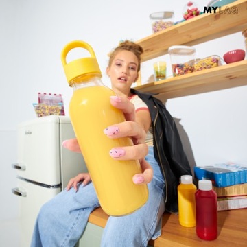 MYLAQ Różowy Lakier Hybrydowy My Pink Flakes 5 ml