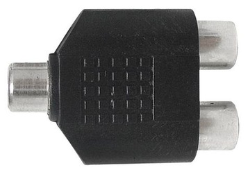 Adapter Przejście gniazdo RCA - 2x gniazdo RCA