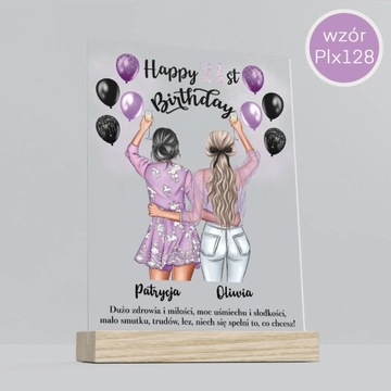 Подарок на акриловом стекле - другу.