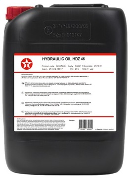 Texaco Hydraulic Oil HDZ 46 op. 20 l