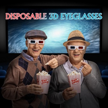 ОЧКИ 3D МАРГАРИТА РОСКОШНЫЕ ОДНОРАЗОВЫЕ 30 ШТ.