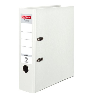 Segregator A4 8cm 80mm Q.File biały HERLITZ