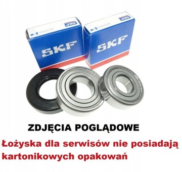 2x ŁOŻYSKA SKF+SIMERING PRALKI ELECTROLUX EWF/EWS