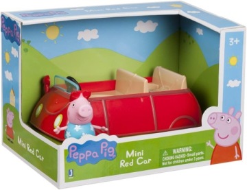 Peppa malý červený kabriolet s figurkou Peppa