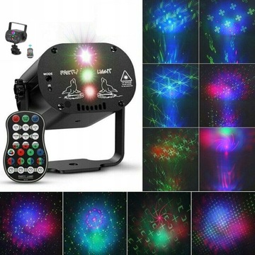 ЛАЗЕРНЫЙ ДИСКО-ПРОЕКТОР Светодиодные сценические светильники RGB