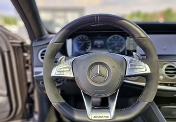 Mercedes Klasa S W222 Limuzyna wersja długa AMG S 63 AMG 585KM 2016 Mercedes-Benz Klasa S 63 AMG 4MATIC L Salon Polska Niski przebieg Desig, zdjęcie 23