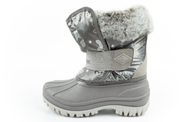 Зимові чоботи дитячі на липучці з хутром LEE COOPER LCJ-25-10-3788 сірі 29