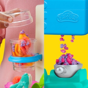 CIASTOLINA Play-Doh Мороженица Радужное мороженое COFFEE Набор Hasbro G0028