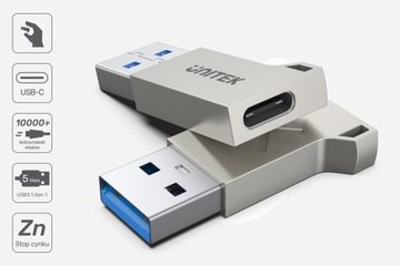 Адаптер Unitek USB-A на USB-C 3.1 Gen1 A1034NI