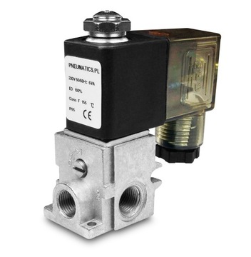 elektrozawór R23 1/8 cala 2 lub 3 drogowy łączony