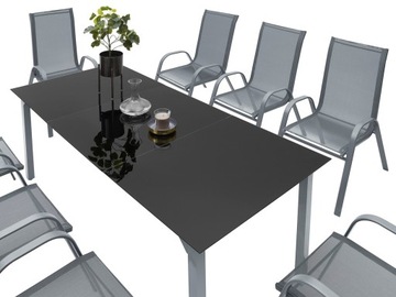 КОМПЛЕКТ САДОВОЙ МЕБЕЛИ 8+1 ДЛЯ ТЕРРАСЫ, БАЛКОНА