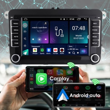 НАВИГАЦИЯ 2DIN РАДИО 7 VW SEAT SKODA PASSAT GOLF LEON OCTAVIA LEON ANDROID