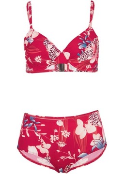 BONPRIX KOMPLET BIKINI W KWIATY__36/70B