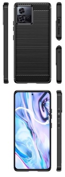 УГЛЕРОДНЫЙ чехол КОРПУС Задняя крышка + СТЕКЛО для Motorola Edge 40 Neo