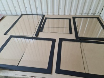 КАМИННОЕ СТЕКЛО С ДЕКОРОМ 43,5х41 ТЕРМОСТОЙКОЕ