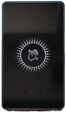 ZEWNĘTRZNY NATYNKOWY PRZYCISK WYJŚCIA OTWARCIA DRZWI FURTKA CZARNY IP68 LED